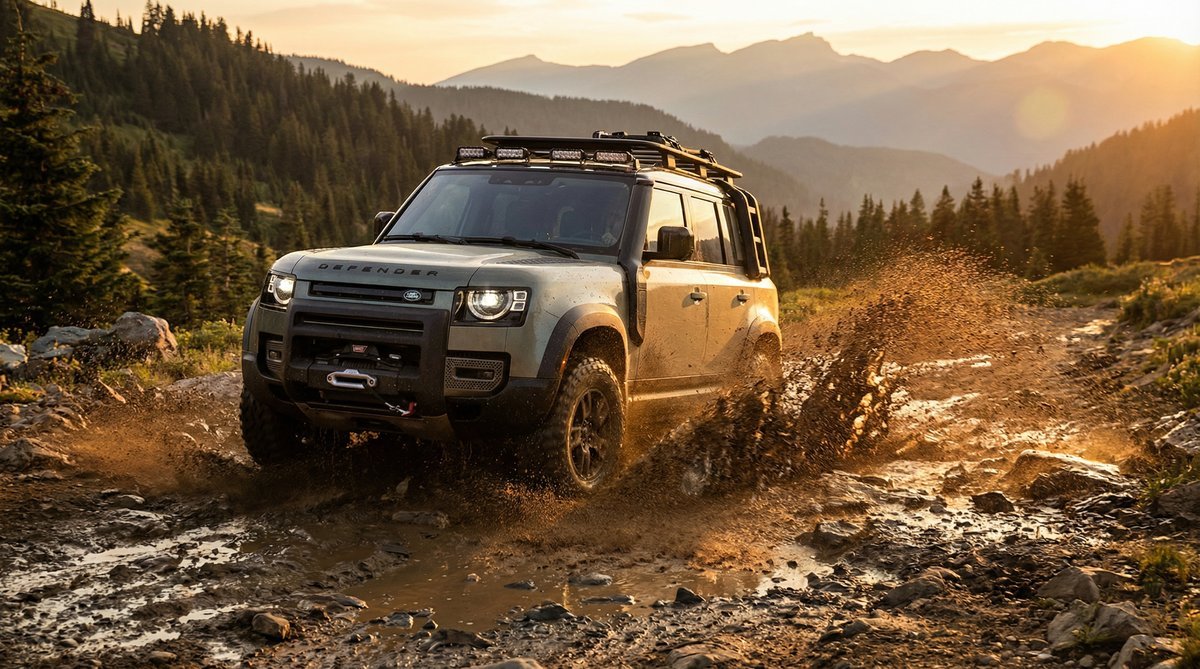 抖音风社区越野车视频